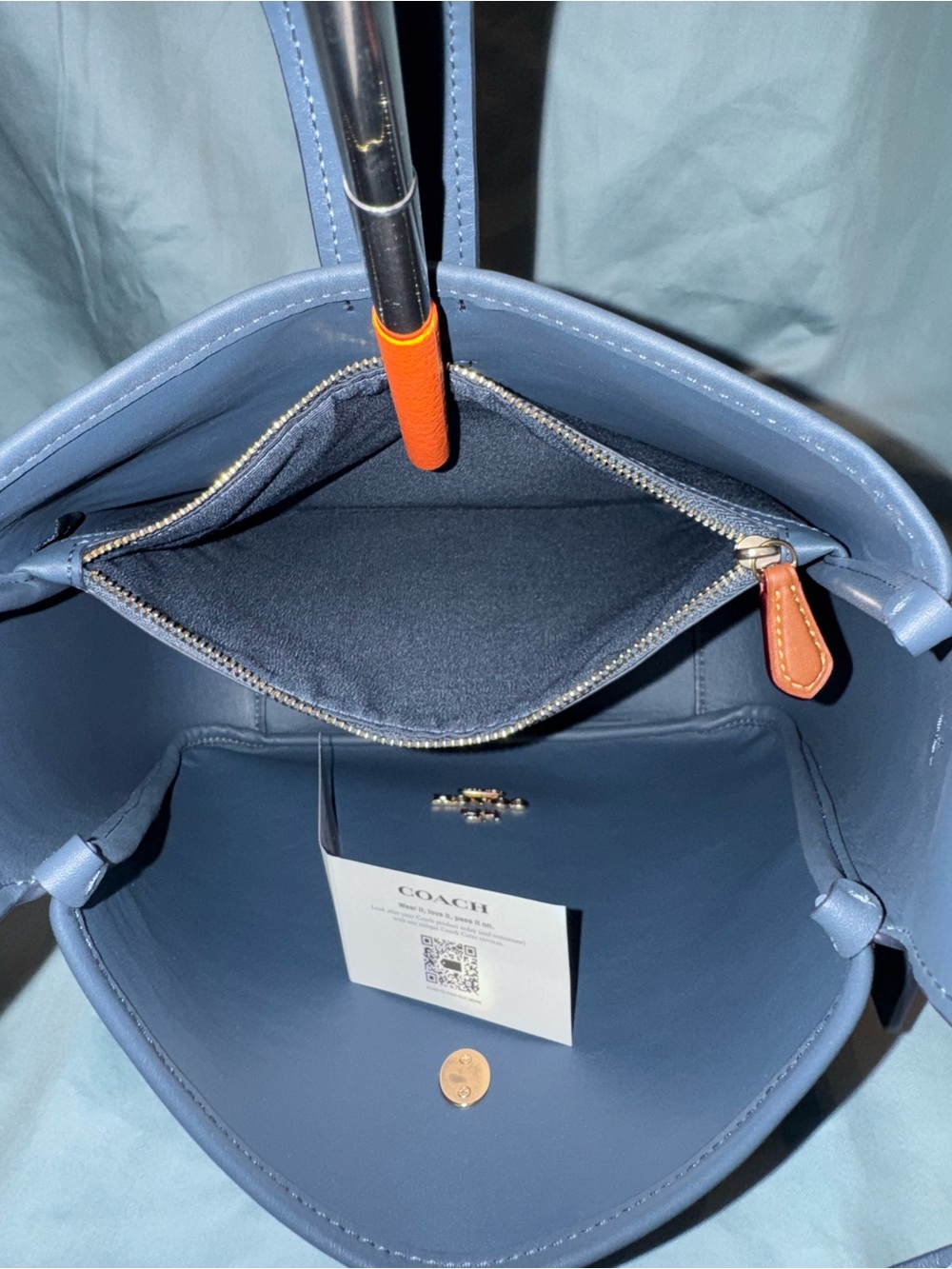 Coach CDB98 Hadley Convertible Crossbody Bag in Signature Denim - Picture 12 of 15